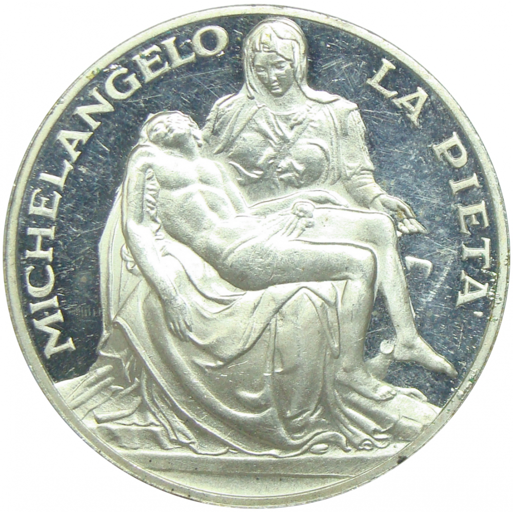 Medalla Papa Pablo VI y La Piedad de Miguel Ángel - Numisfila