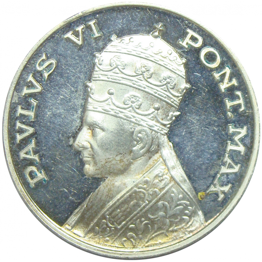 Medalla Papa Pablo VI y La Piedad de Miguel Ángel  - Numisfila
