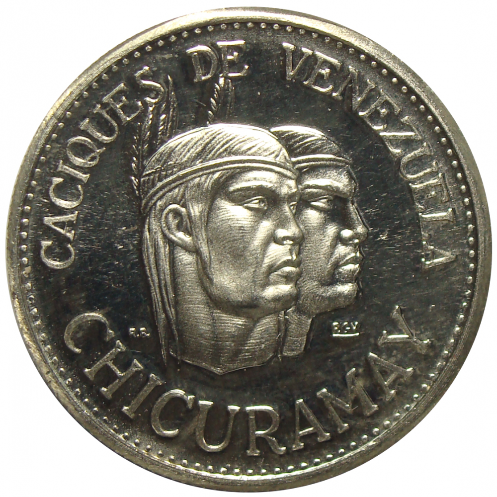 Medalla Chicuramay Caciques de Venezuela Italcambio  - Numisfila