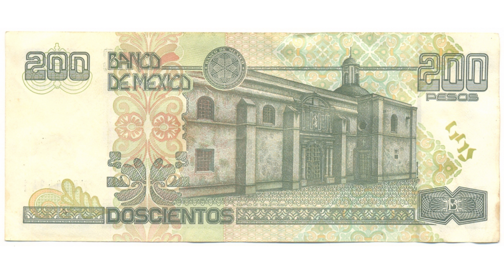Billete Mexico 200 Pesos de 2007 Juana de Asbaje  - Numisfila