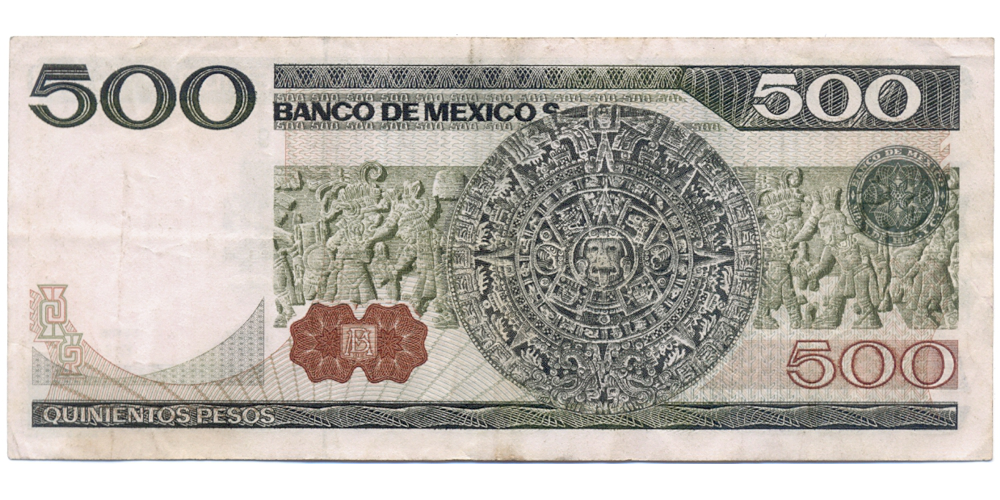 Billete Mexico 500 Pesos 1981 Madero  - Numisfila