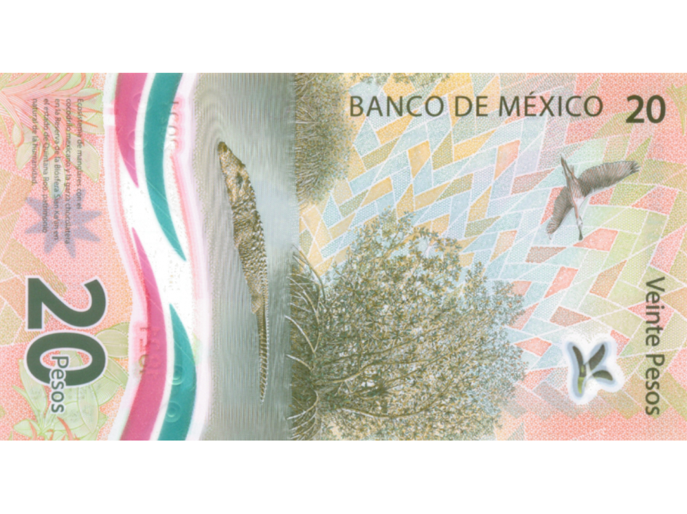 Billete Plástico Mexico 20 Pesos 2022 Conmemorativo  - Numisfila