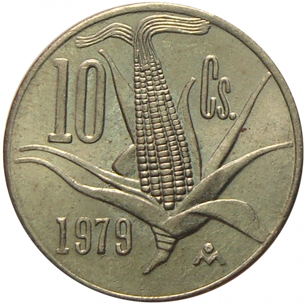 Moneda Mexico 10 Centavos 1977 - 1979  - Numisfila