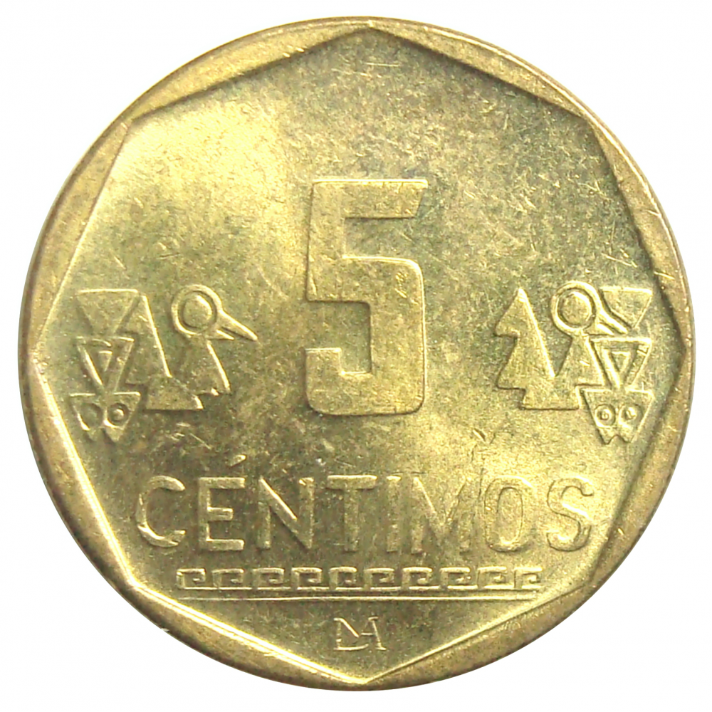 Moneda Peru 5 Centimos 2002-2007  - Numisfila
