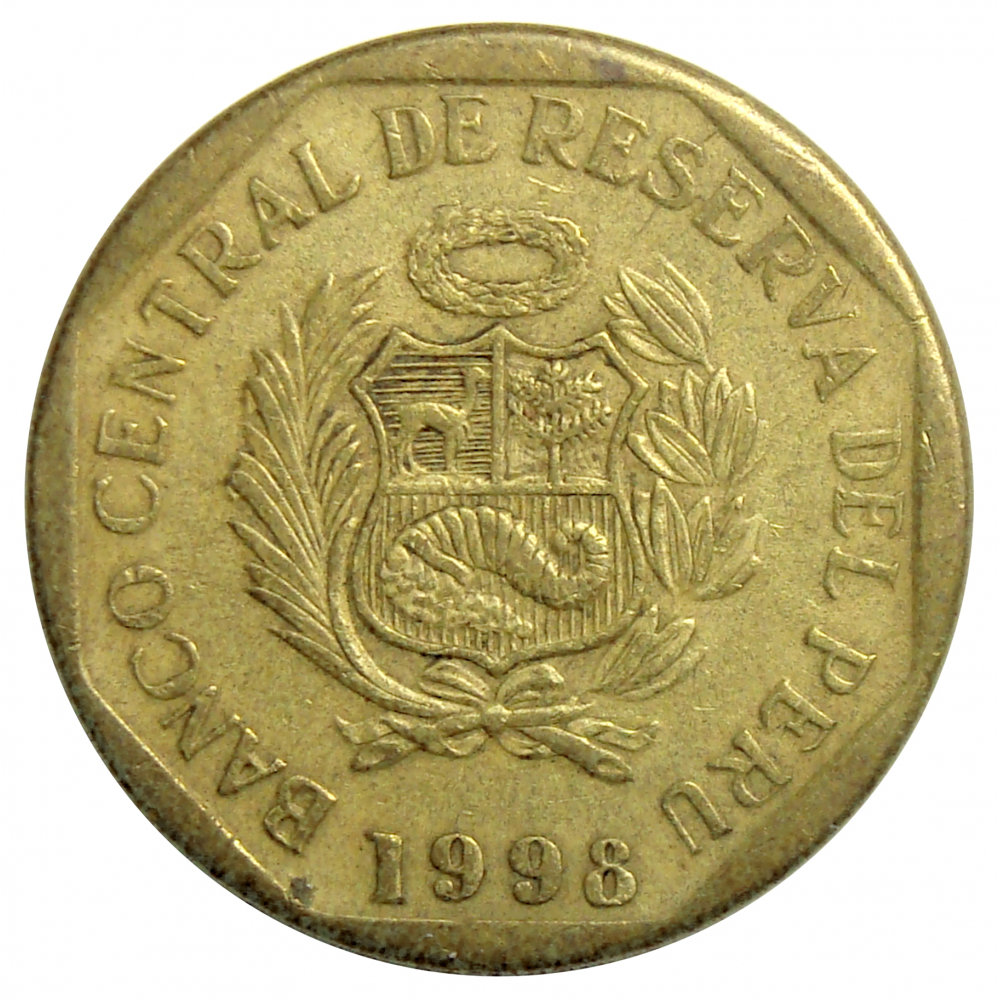 Moneda Peru 10 Centimos 1997-1998 - Numisfila