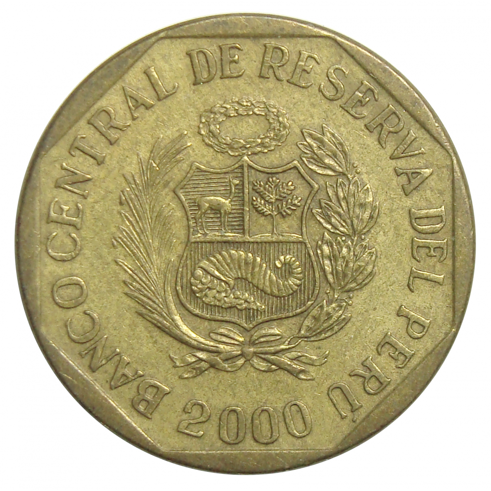 Moneda Peru 10 Centimos 1999-2000 - Numisfila