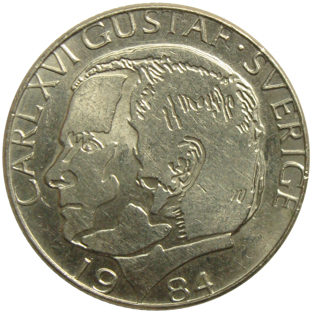 Moneda Suecia 1 Krona 1983-2000  - Numisfila