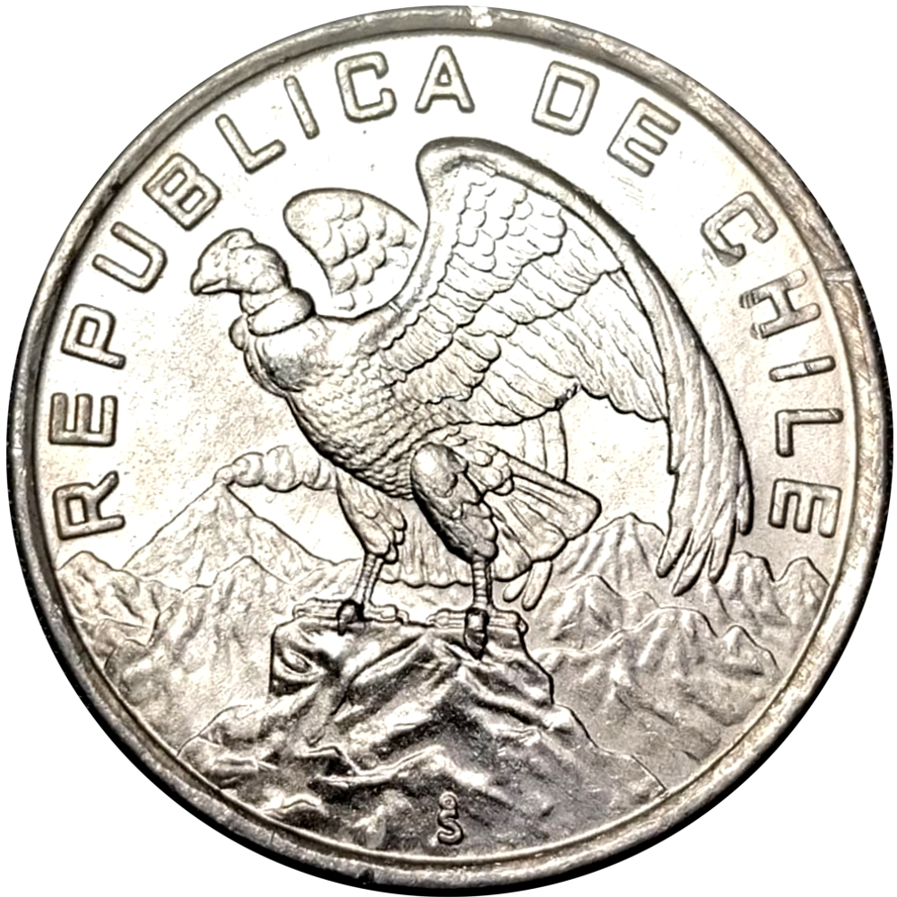 Chile 10 Escudos 1974 Cóndor  - Numisfila