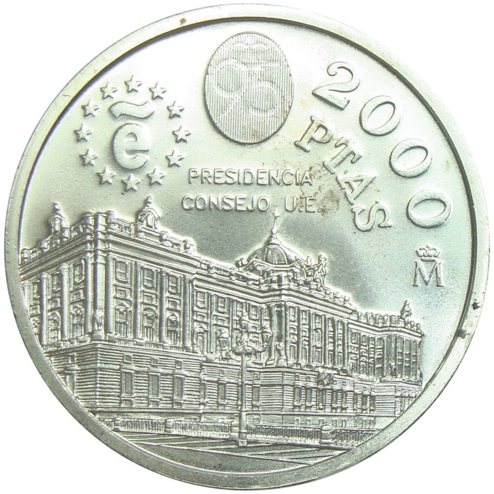 Moneda Plata 2.000 Pesetas 1995 Juan Carlos I  - Numisfila