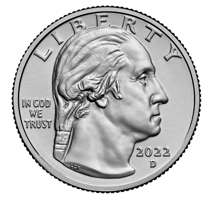 Moneda EE.UU. 25 Centavos 2022 D Edición Conmemorativa Mujeres Notables - Wilma Mankiller  - Numisfila