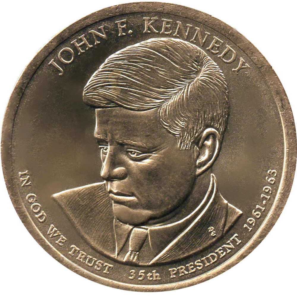Monedas EE.UU 1 Dólar 2015 D Conmemorativa Presidente John F. Kennedy  - Numisfila
