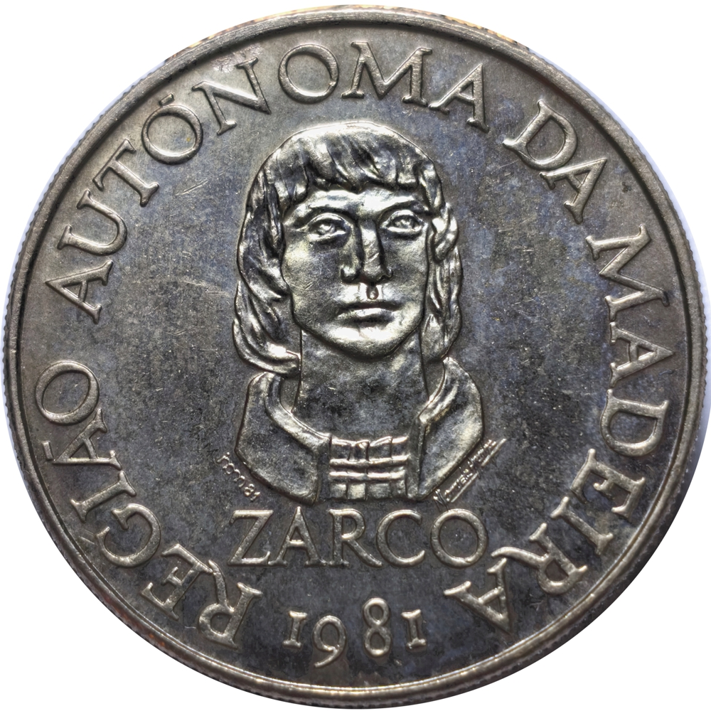 Moneda Madeira - Portugal - 100 Escudos 1981 | Joao Zarco  - Numisfila