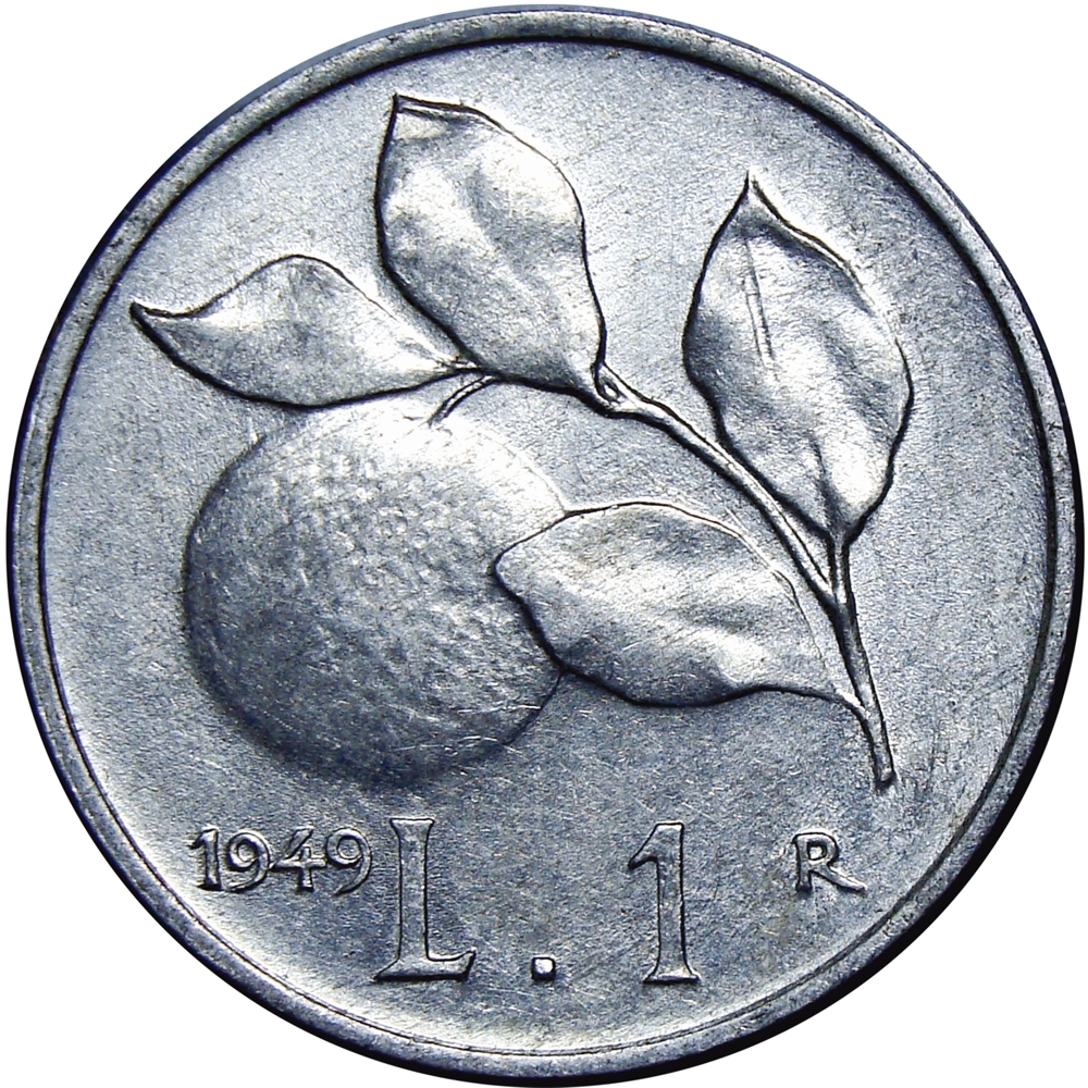 Moneda Italia 1 Lira 1948 - 1950 Diosa Ceres - Numisfila