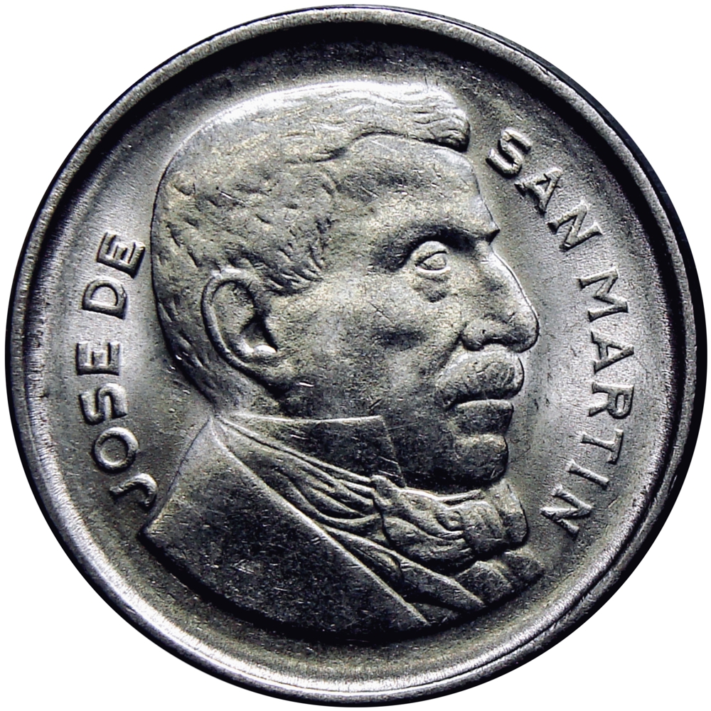 Moneda Argentina 10 Centavos 1956 - San Martin - Numisfila