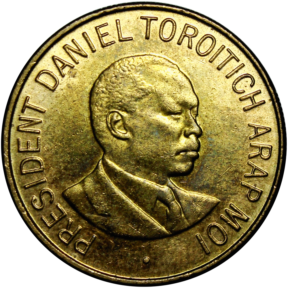 Moneda Kenia 1 Shilling 1998 - Presidente Daniel Toroitich - Numisfila