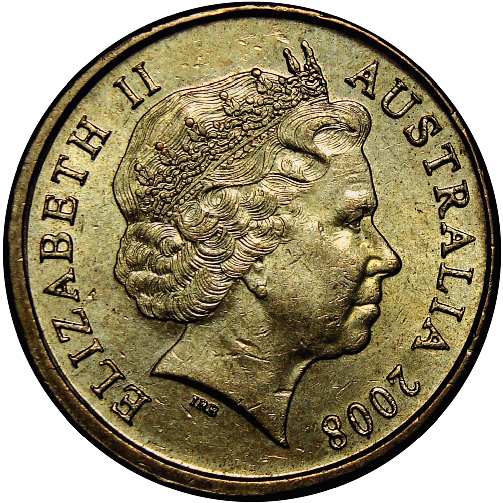 Moneda Australia 2 Dolares 2006 - 2008 | Constelación Cruz Del Sur  - Numisfila