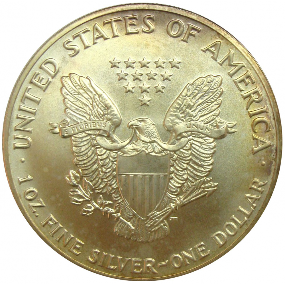 Moneda Plata E.E.U.U. 1 Dollar Liberty 1992  - Numisfila