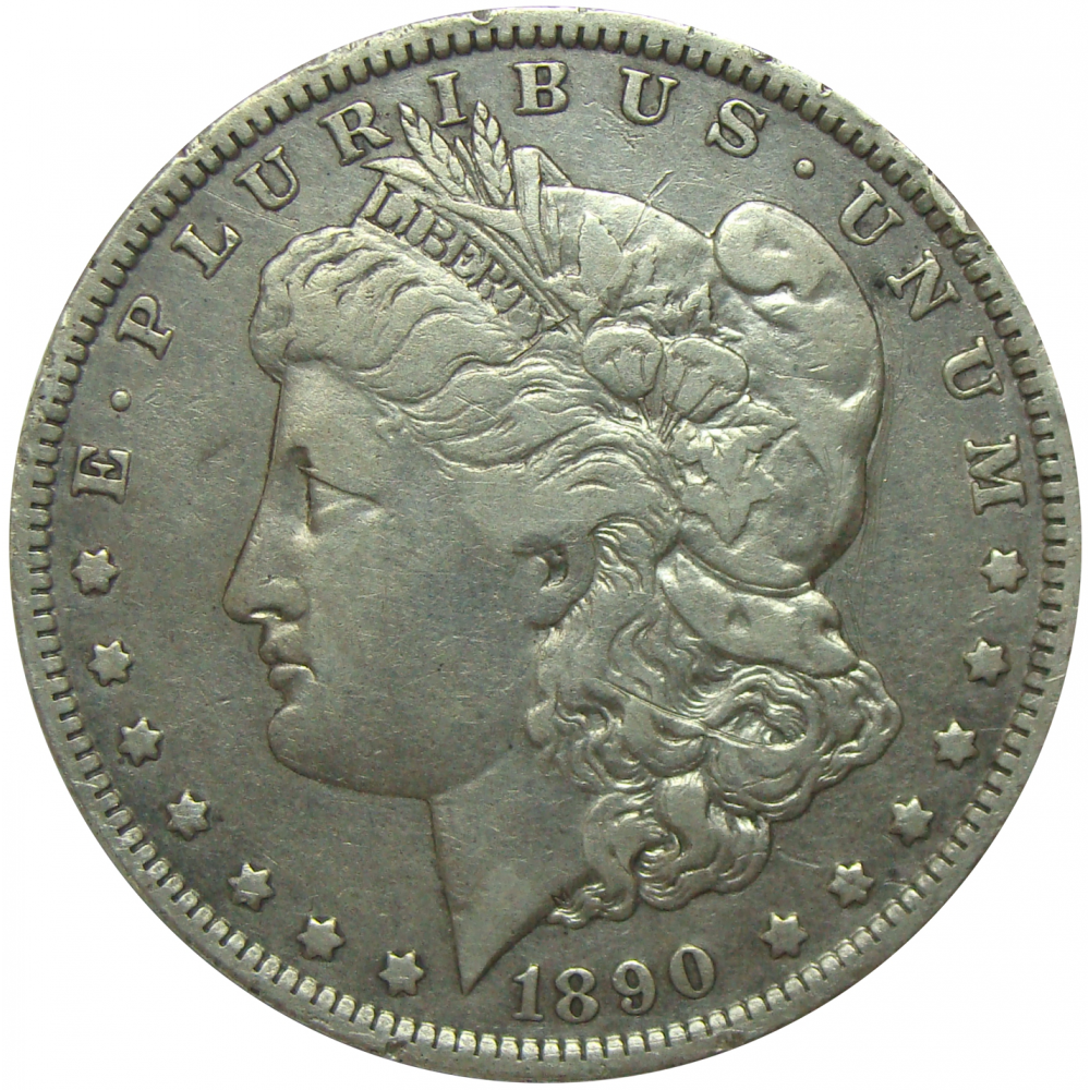 Moneda Plata E.E.U.U. Dolar Morgan 1890 O Nueva Orleans  - Numisfila
