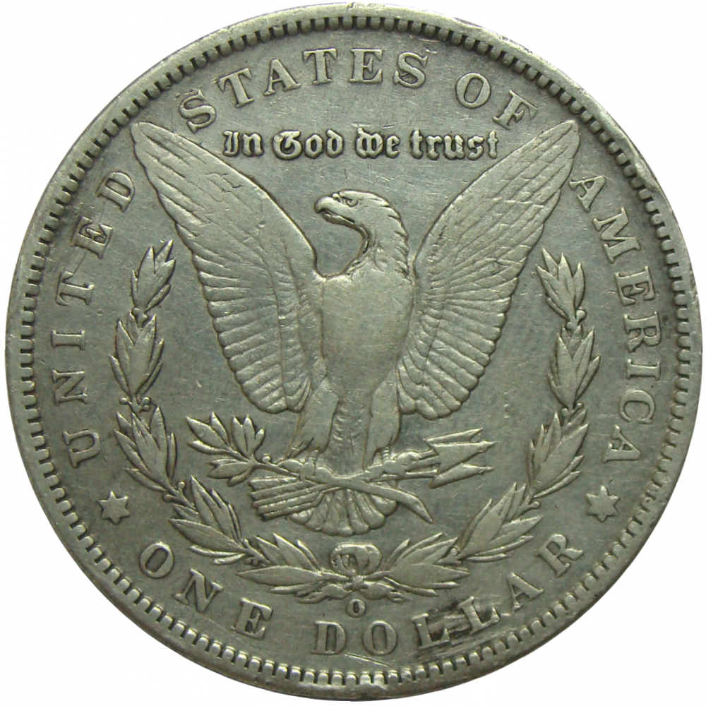 Moneda de Plata E.E.U.U. Dolar Morgan 1890 O Nueva Orleans  - Numisfila