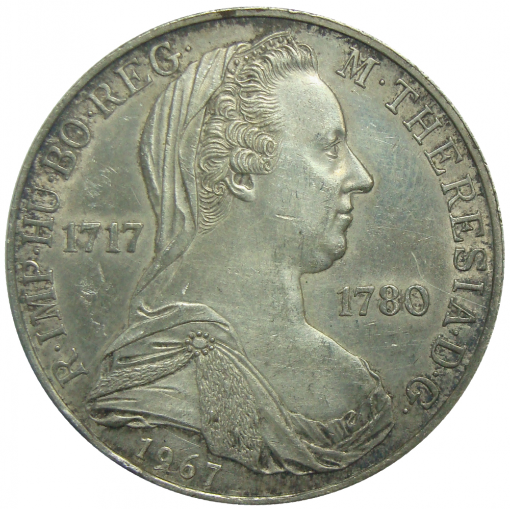 Moneda Austria 25 Schilling 1967 250 Años Nacimiento Maria Teresa - Numisfila