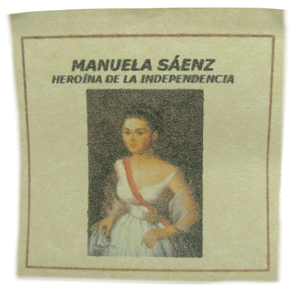 Moneda Plata Ecuador 1 Sucre 2011 Manuela Saenz COA  - Numisfila