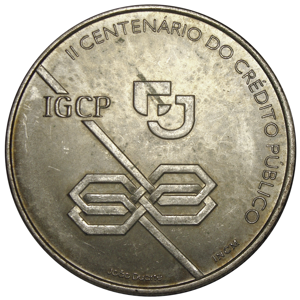 Portugal Moneda Plata 1000 Escudos 1997 Crédito Público  - Numisfila
