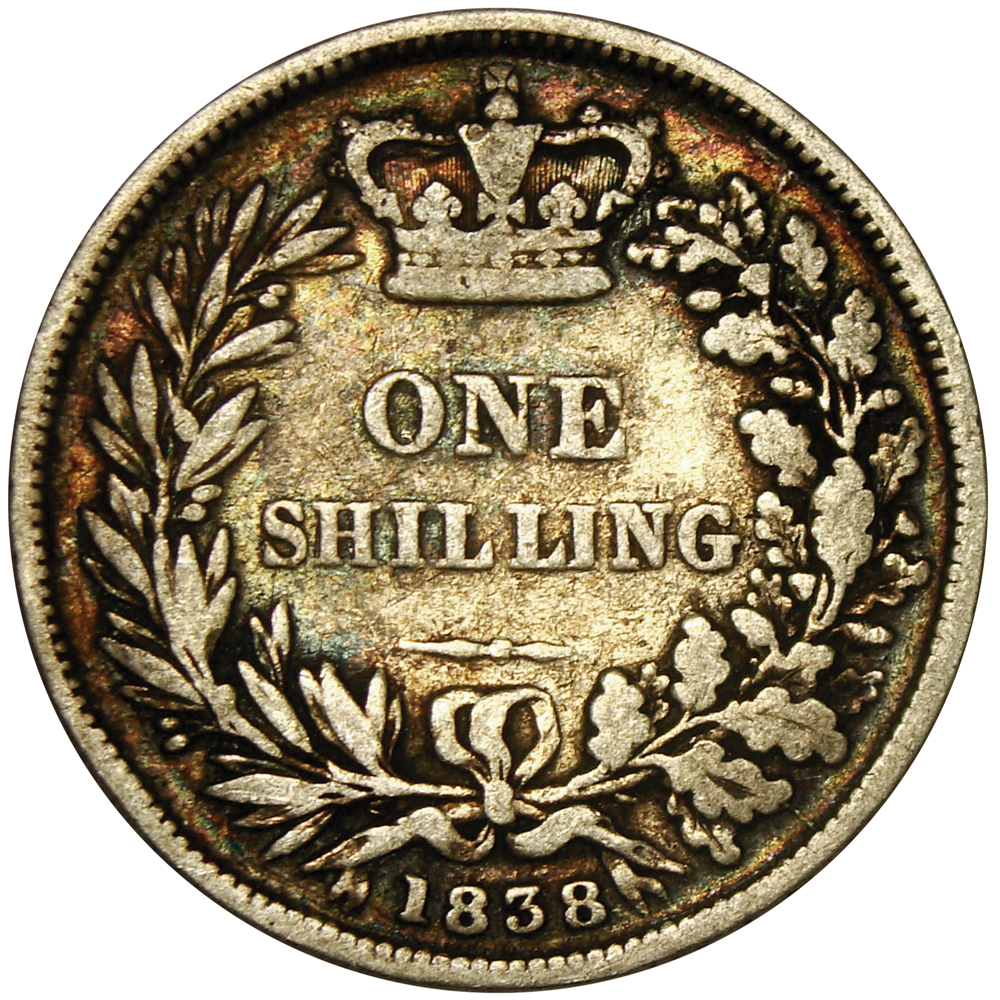 Moneda Gran Bretaña 1 Shilling 1874 Reina Victoria  - Numisfila