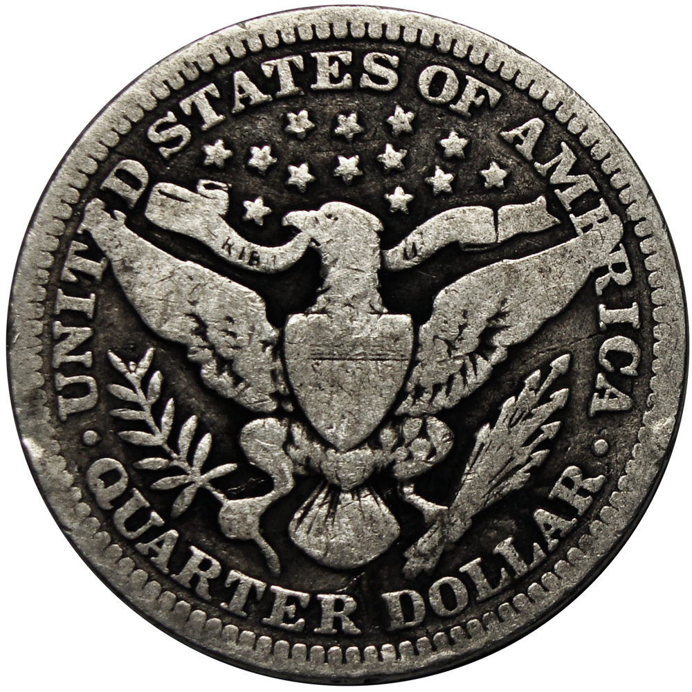Moneda E.E.U.U. ¼ Dólar "Barber Quarter" 1909  - Numisfila
