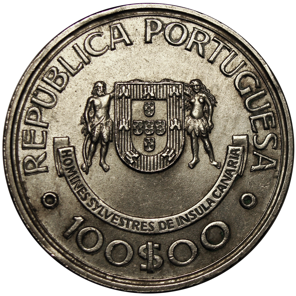 Moneda Portugal 100 Escudos 1989 Islas Canarias  - Numisfila