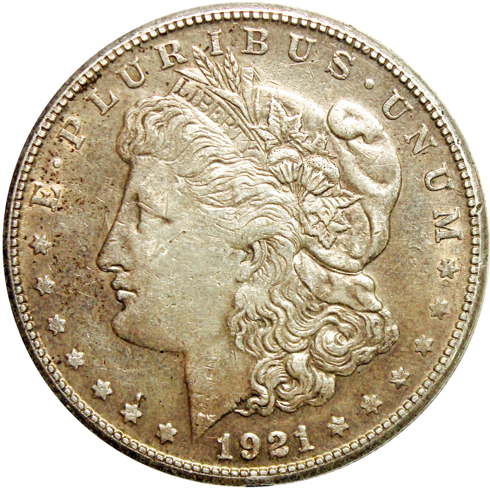 E.E.U.U. Moneda de Plata Dolar Morgan 1921 S San Francisco - Numisfila