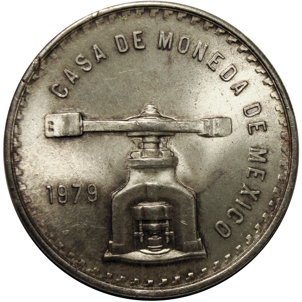 México Medalla oficial 1 Onza Troy Plata 1979  - Numisfila