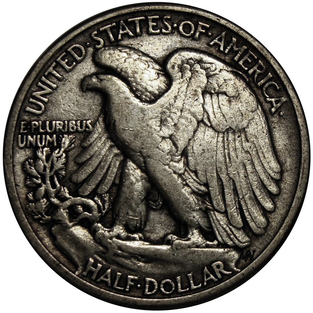 Moneda de Plata E.E.U.U. ½ Dolar 1942 Libertad Andando Sin ceca  - Numisfila