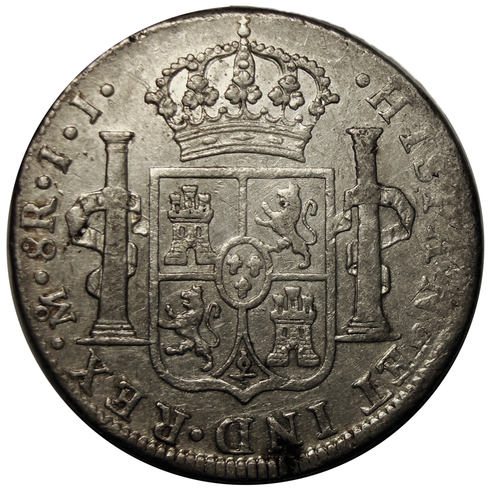 Moneda de Plata México 8 Reales 1816 M° JJ  Fernando VII  - Numisfila