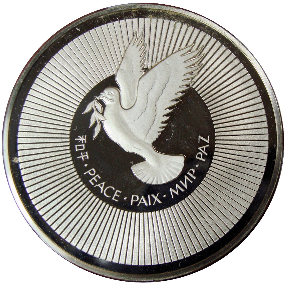 Naciones Unidas Medalla Oficial Por la Paz 1974   - Numisfila