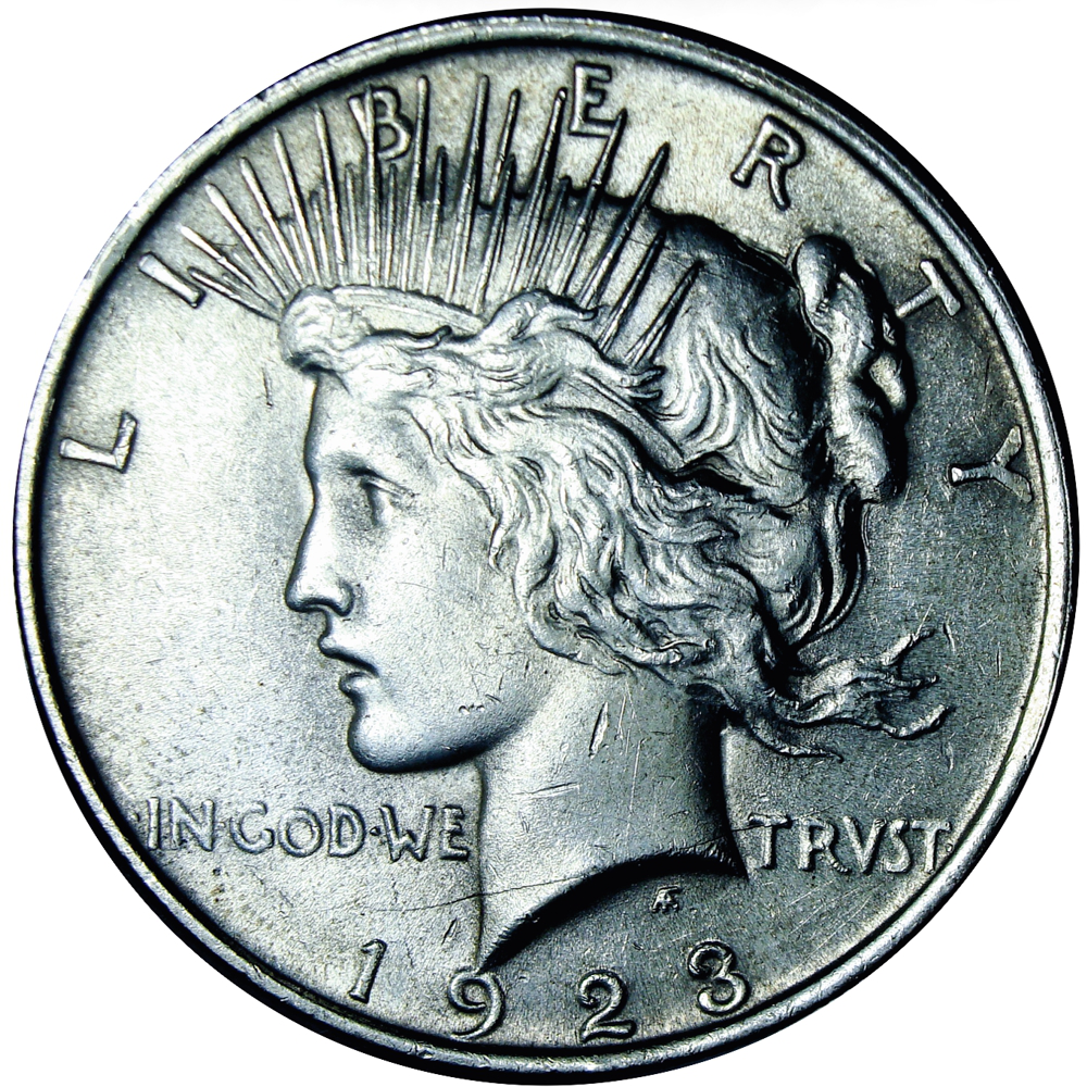 E.E.U.U. Moneda de Plata 1 Dólar 1923 Filadelfia "Peace Dollar"  - Numisfila