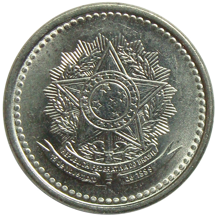Moneda Brasil 50 Centavos 1986-1988    - Numisfila