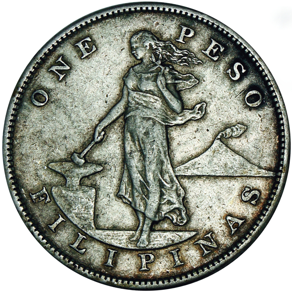  Filipinas Moneda de Plata One Peso 1903  - Numisfila