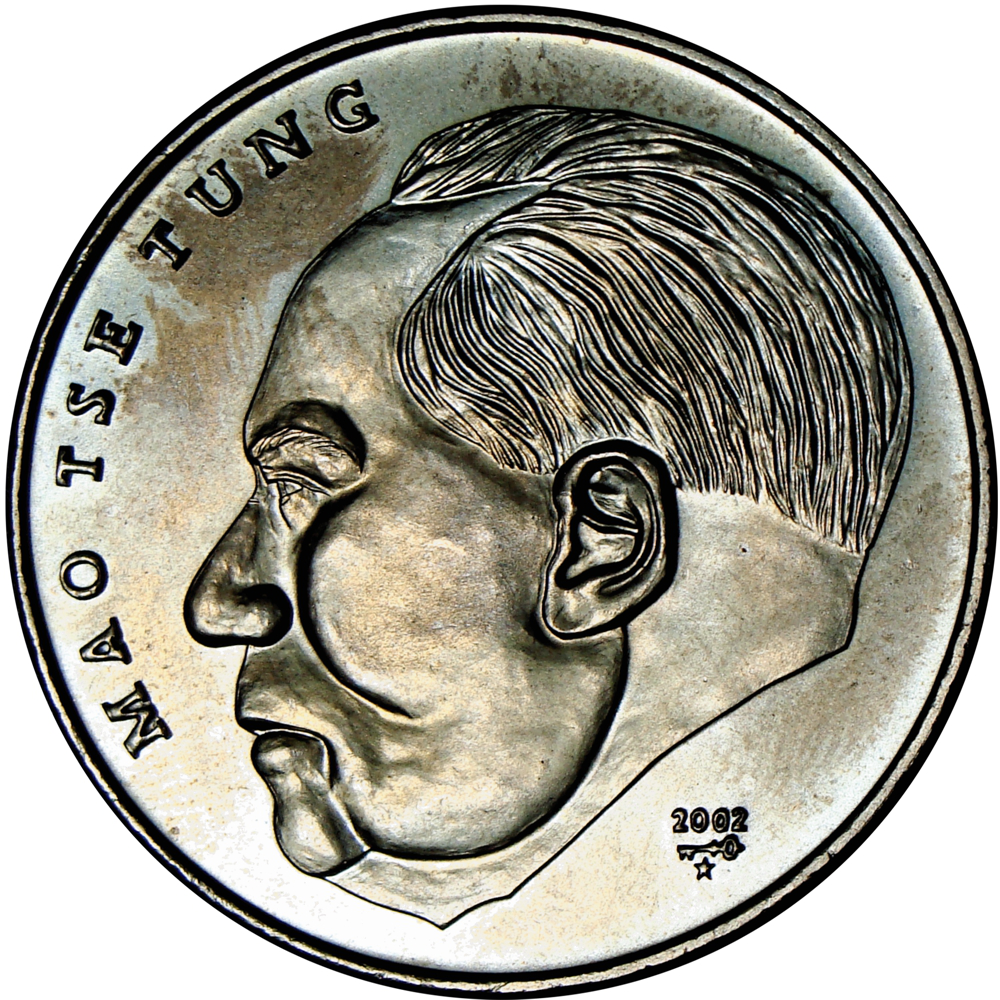 Mao Tse-tung Moneda de Cuproníquel Cuba 1 Peso 2002 - Numisfila