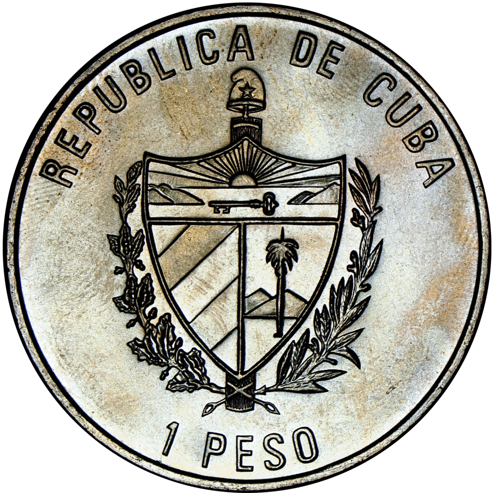 Mao Tse-tung Moneda de Cuproníquel Cuba 1 Peso 2002  - Numisfila