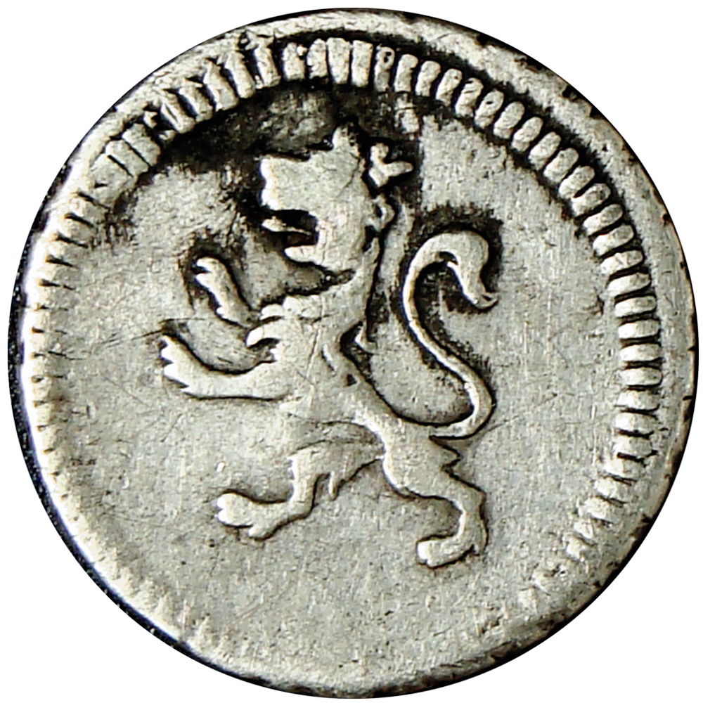 Moneda de Plata Perú ¼ Real 1819 L - Lima  Fernando VII  - Numisfila