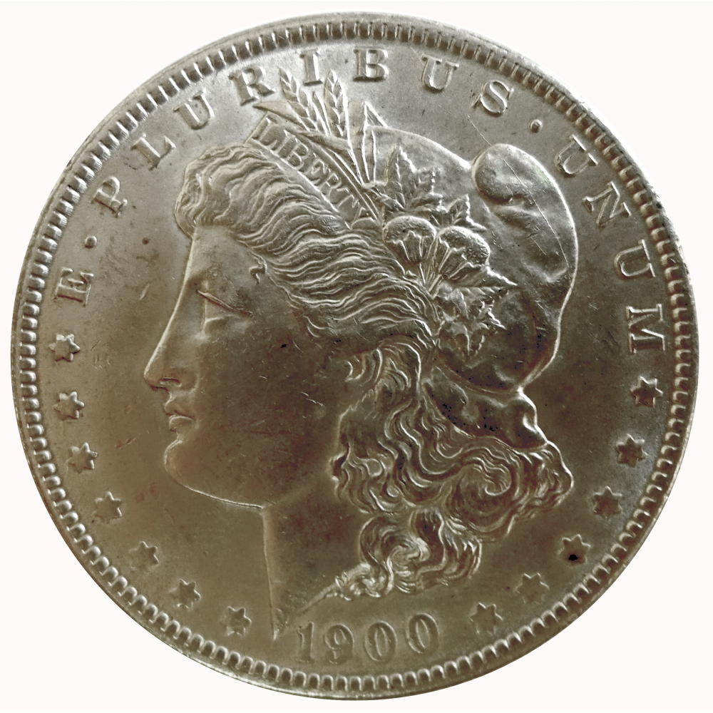 Moneda de Plata E.E.U.U. Dolar Morgan 1900 O New Orleans - Numisfila