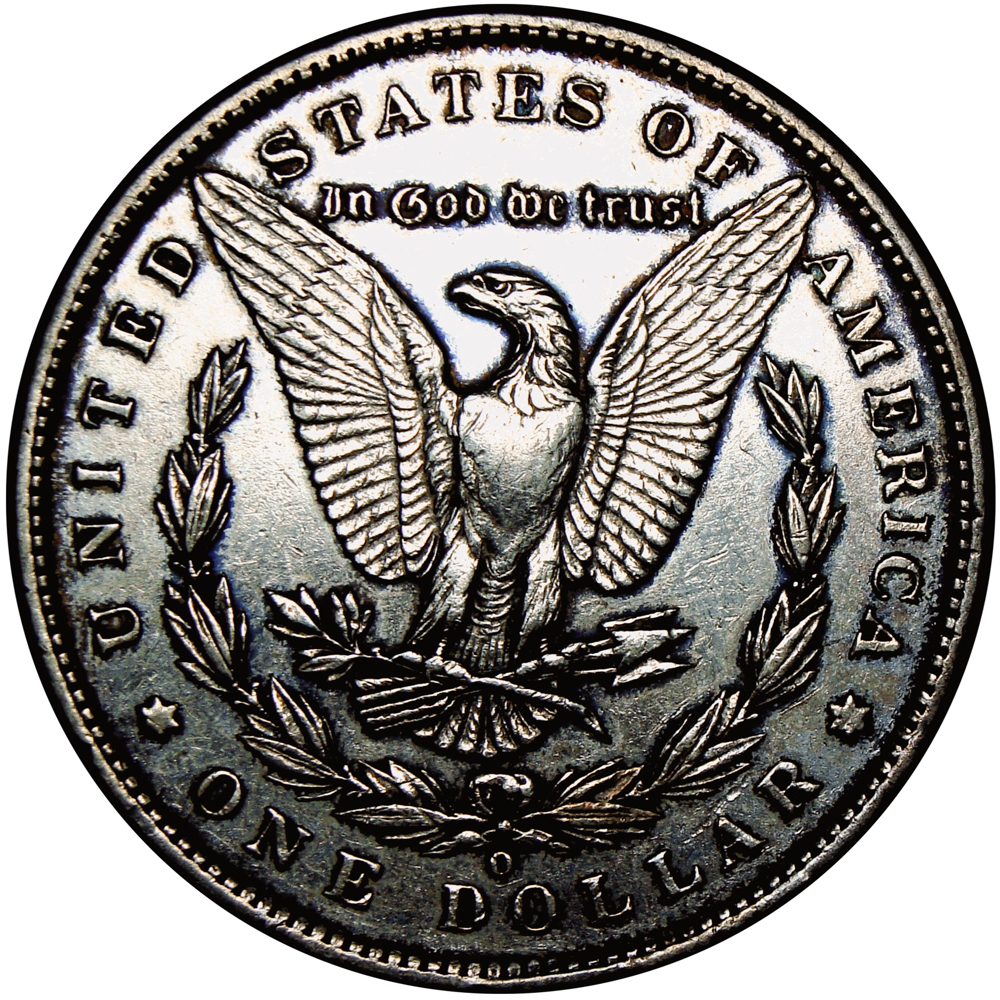 Moneda de Plata E.E.U.U. Dolar Morgan 1889 O New Orleans  - Numisfila