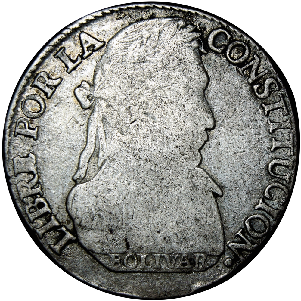 Moneda de Plata Bolivia Potosí 4 Soles 1830 Potosí JL - Numisfila
