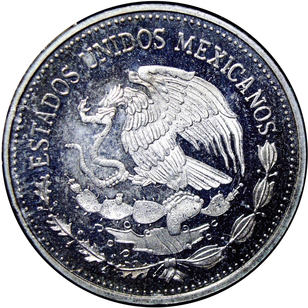 México Moneda de Plata 25 Pesos 1985 Fútbol Copa del Mundo 1986  - Numisfila
