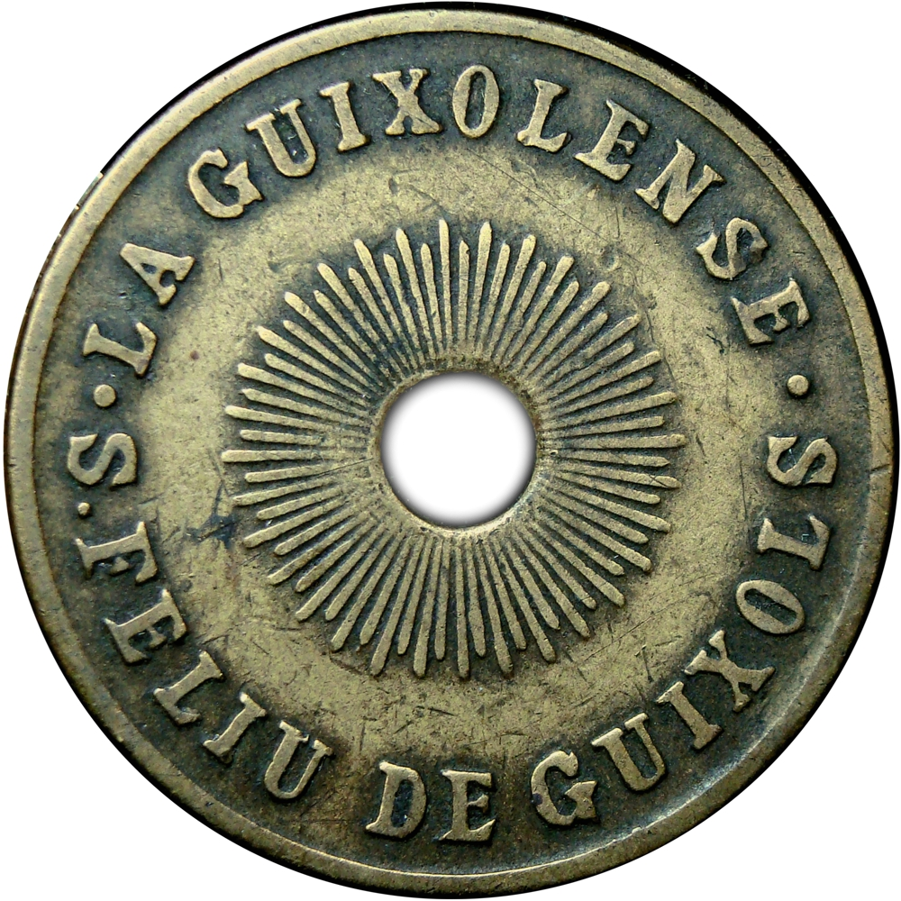 España Ficha Cooperativa San Feliu de Guixols 10 Céntimos - Numisfila