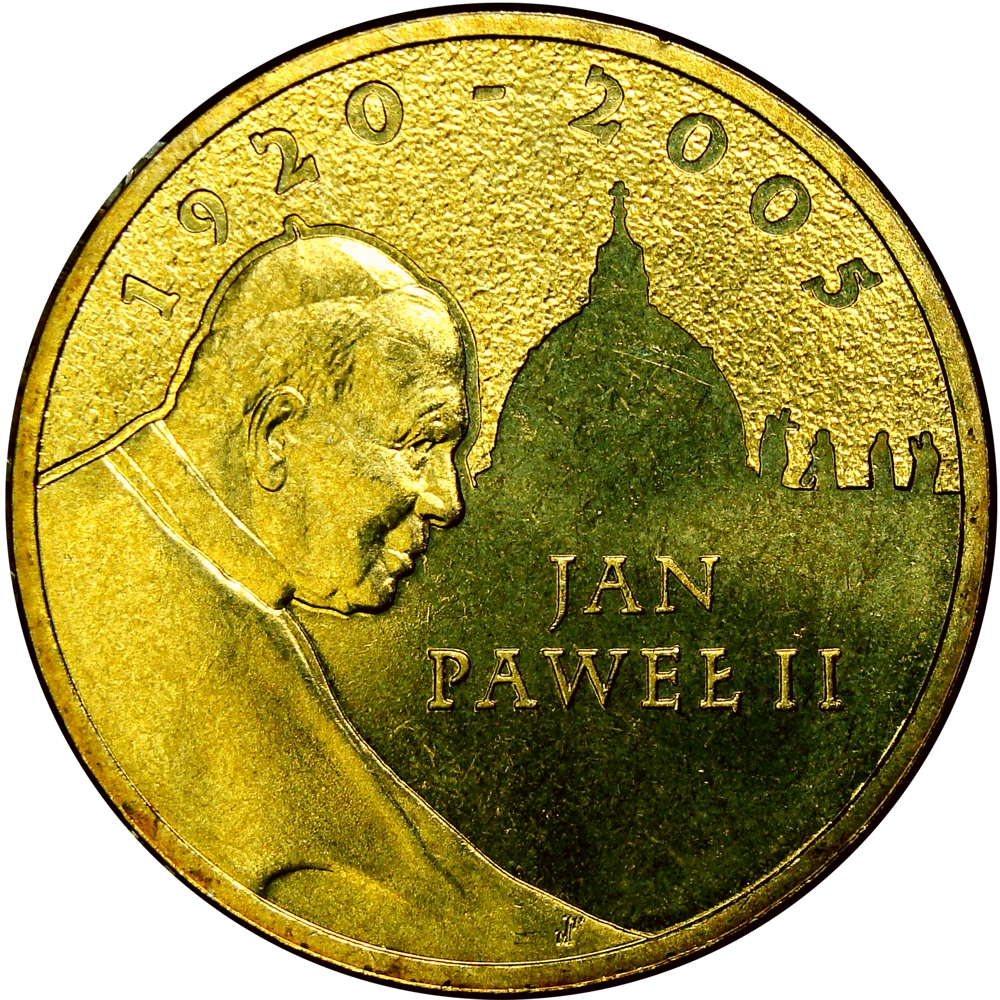 Polonia Moneda 2 Zlotys 2005 Juan Pablo II  - Numisfila