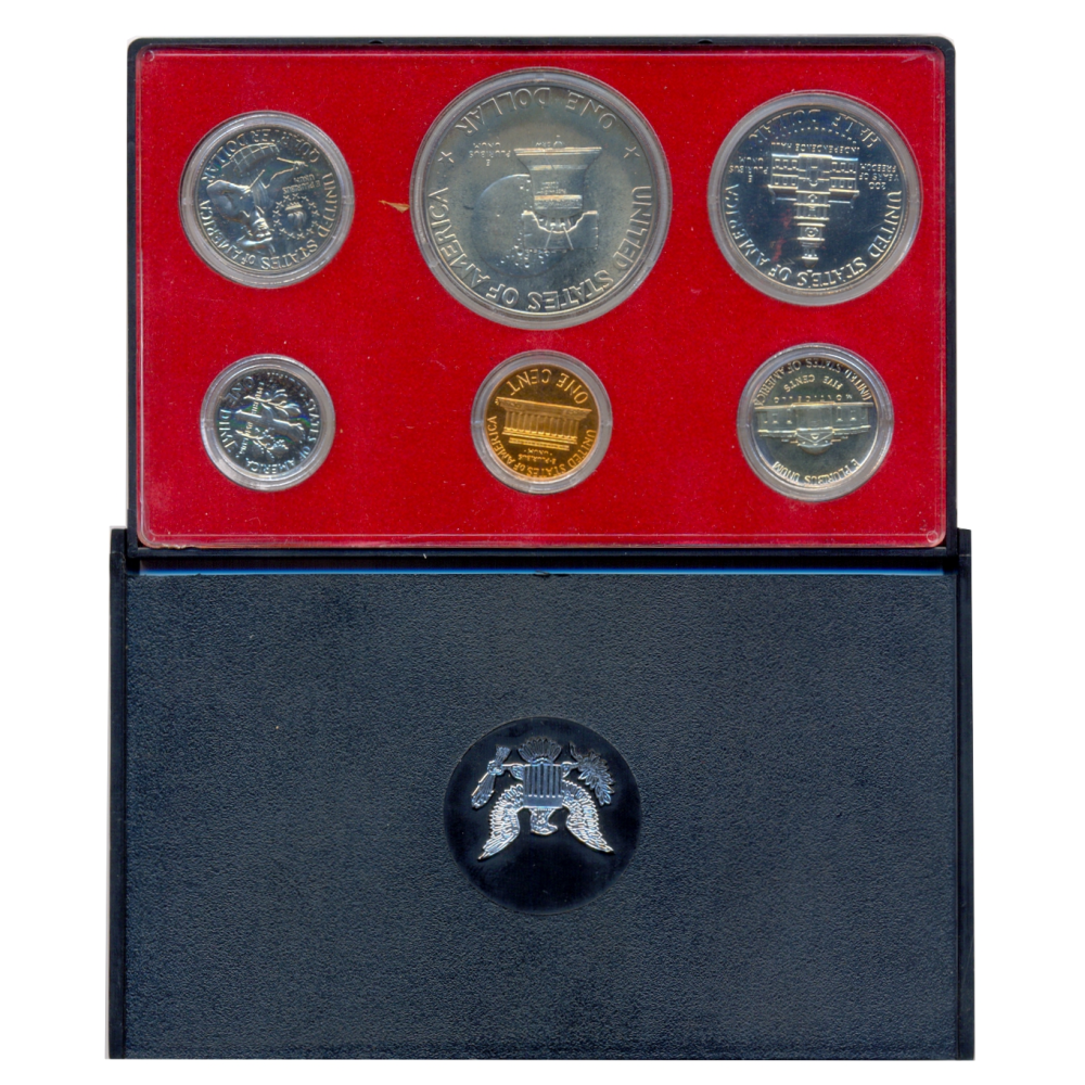 Set EE.UU. 6 Monedas Proof 1976 Estuche Original  - Numisfila