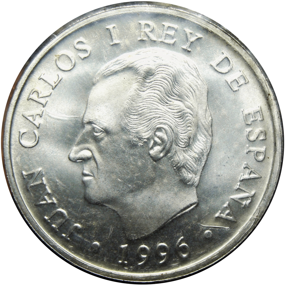 España La Maja Vestida 2000 Pesetas 1996 Moneda de Plata  - Numisfila