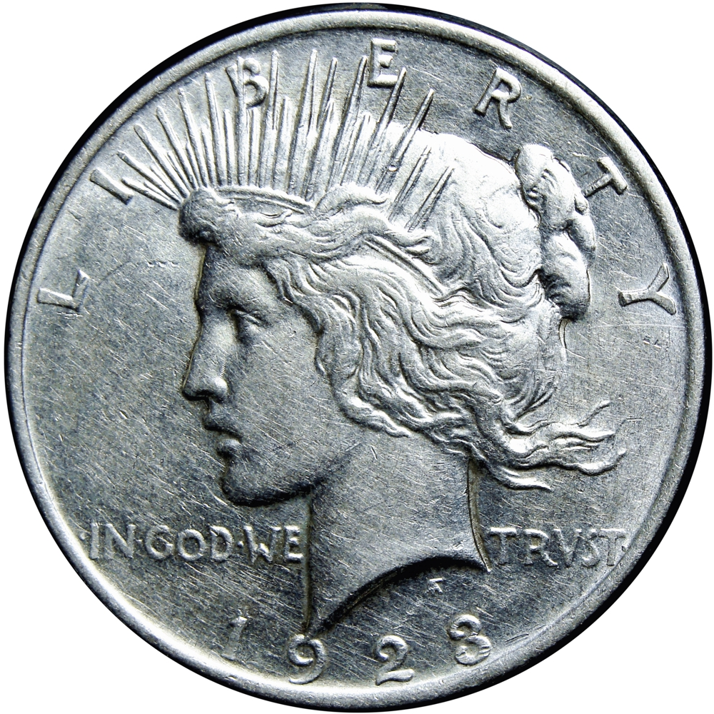 EE. UU. Moneda de Plata Dollar 1923 Filadelfia "Peace Dollar" - Numisfila