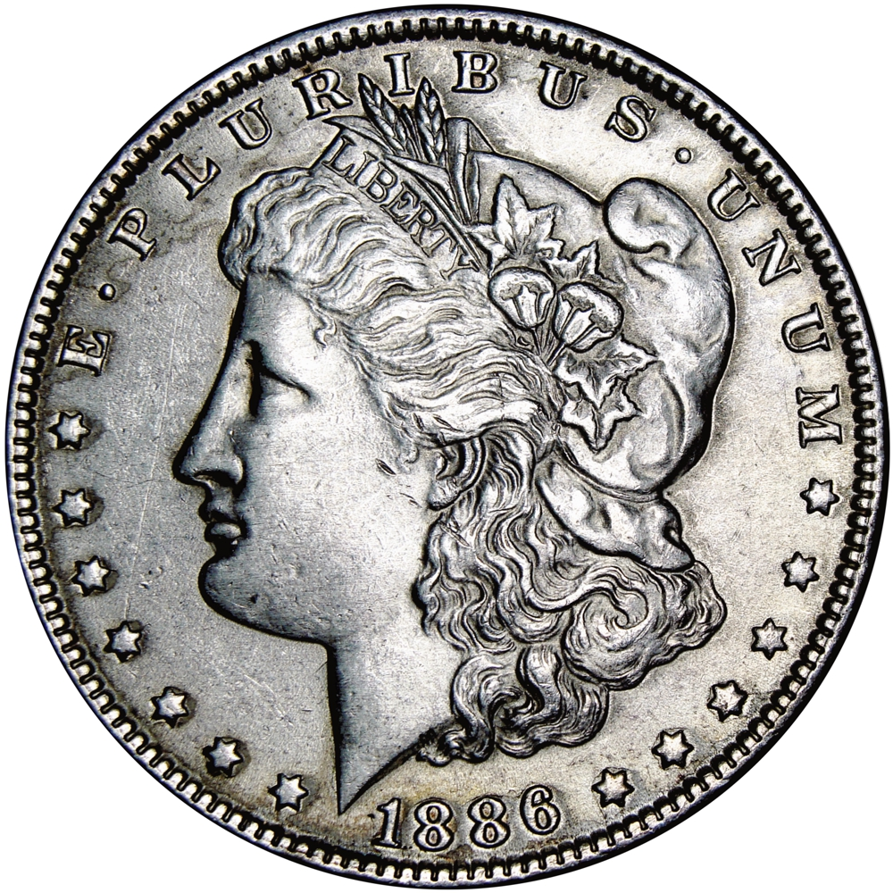 EE. UU. Moneda de Plata Dollar Morgan 1886 Filadelfia - Numisfila